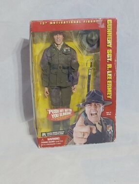 2001 Gunnery Sgt. R. Lee Ermey Salty Version Talking 12"  Figure Sideshow